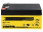 Preview: SUN Battery SB12-1.2V0 12V 1,2Ah Blei Akku AGM mit VdS